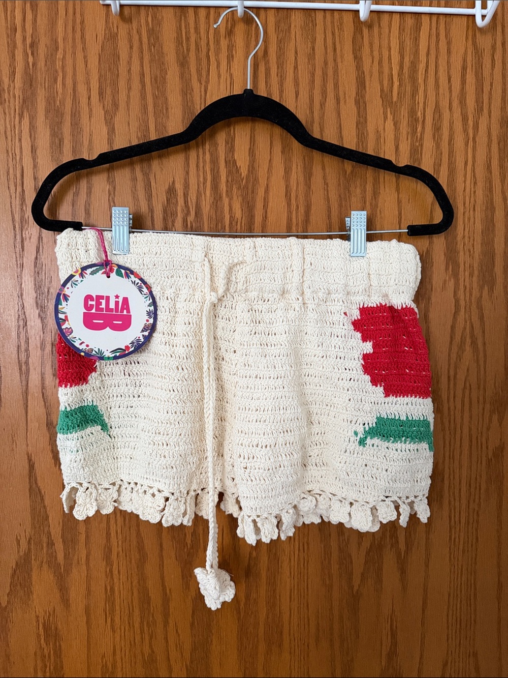NWT CeliaB Crochet Shorts